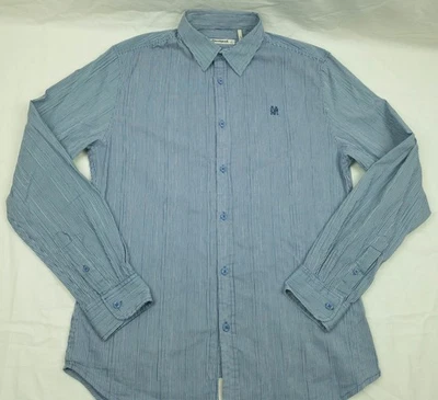 CHEMISE HOMME DESIGUAL MANCHES LONGUES COTON TAILLE L TRÈS BON ÉTAT - Photo 1/4