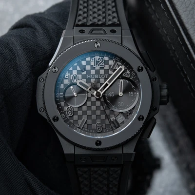 Hublot Big Bang 2025 20th Anniversary Lim Ed All Black Ceramic Chronograph Watch - Image 1 of 4