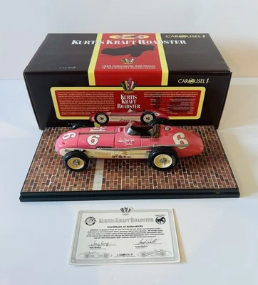 Bob Sweikert 1955 #6 Indy 500 Winner Carousel 1 1/18 Diecast #4501 - Brand New - Image 1 of 4
