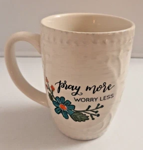 Pray More Worry Less Becher Tasse Knacker Fass (C) - Bild 1 von 7