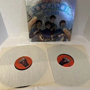 THE BEATLES Double LP Rock N roll music 1976 Capitol vinyl NM - Picture 1 of 6