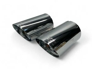 Mini Cooper JCW Tuning Kit Exhaust Tips New OEM 18107556986 05-08 R52 R53 - Picture 1 of 9