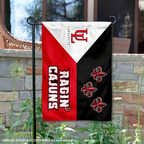 UL Lafayette Ragin Cajuns Acadian Garden Flag and Yard Banner Cover