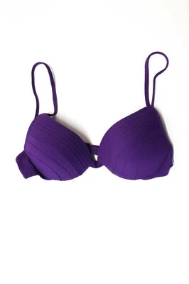 Nuevo Studio La Perla Talla 42 EE. UU. 6 Púrpura Acolchado Bikini Traje de Baño Top Nuevo con Etiquetas Foto 1 de 4