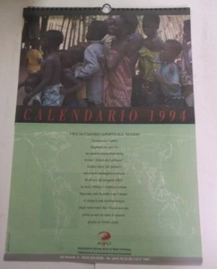 1994 CALENDAR FRIENDS OF LEPERS AIFO YEAR XXXII - Picture 1 of 1