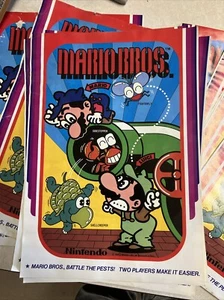 Mario Bros Arcade Game Flyer 1983. Original And Rare.  - Picture 1 of 5