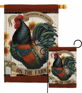 Memories On the Farm Garden Flag Barnyard Animals Decorative Gift Yard Banner - Bild 1 von 17