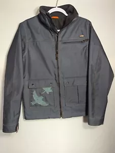 Volcom Stone Boardwear I Love Lane Jacket Sz M Zip Pockets Ski Birds *** Snow - Picture 1 of 14