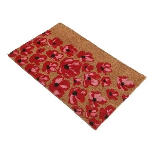 75X45cm Beautiful Floral Door Mat Made Of Coconut Coir Perfect For Enterway - Picture 1 of 5