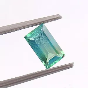 AAA Natural Bi-Color Ceylon Parti Sapphire Loose Bguette Gemstone Cut 0.90 Ct - Picture 1 of 6