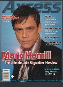 AXCESS MAGAZINE Vol. 5, No. 1 (February 1997 Star Wars, SLAVE GIRL LEIA PIN UP) - Picture 1 of 7