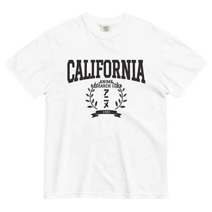 California Anime Research Club Unisex Manga Corta Premium Camiseta-Blanca - Imagen 1 de 14