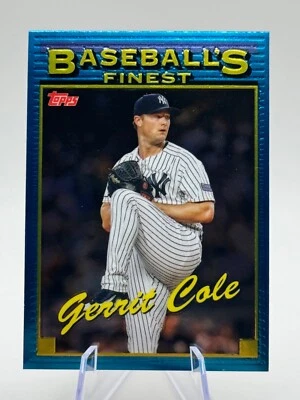 2024 Topps Finest #93-1 GERRIT COLE | What If '93 Prototypes - Image 1 of 2