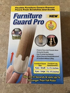 Möbelschutz Pro 8 Stück Stuhlbein Endkappe Boden Kratzer & Schrammen Schutz - Bild 1 von 5