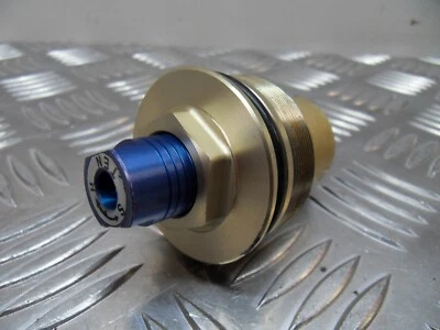 Genuino Suzuki GSXR 600 Horquilla Estándar Top Precarga Ajustador Tapa 2001 a 2003 Foto 1 de 4