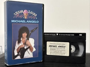 MICHAEL ANGELO Star Licks Master Series - Guitar Lesson Video - VHS RARE! NITRO - Picture 1 of 4