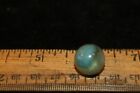 Vintage Early Machine Made Marble Cat's Eye Teal Blue Gray  Clear