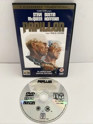 Papillon (DVD) Film - Escape from Prison Drama - Steve McQueen. Dustin Hoffman - Image 1 of 4