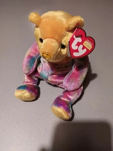 Ty Beanie Babies Bär Topaz 15cm - Picture 1 of 6
