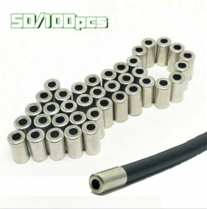 50/100x Embouts de Câble de Frein pour Vélo en Aluminium Protection des - Bild 1 von 9