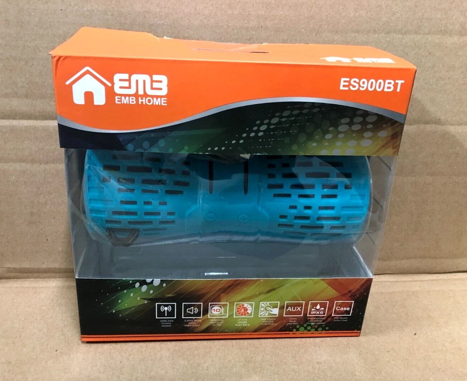 EMB Rechargeable Waterproof Speaker Outdoor Wireless Shower - Green w/ Bluetooth - Image 1 of 2