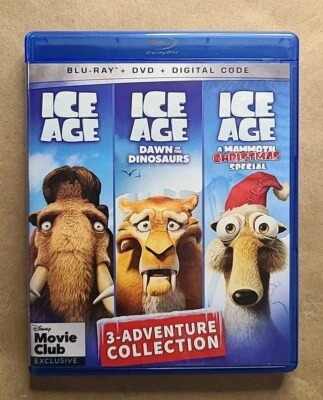 Ice Age: 3-Adventure Collection (Blu-ray + DVD, Disney Movie Club Exclusive) - Image 1 of 4