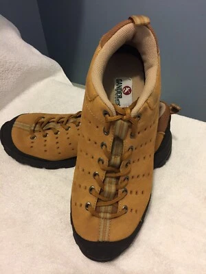 Zapatos de senderismo de caña baja para hombre talla 10,5 Gander Mountain parte superior de cuero con cordones Foto 1 de 4