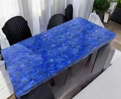 Luxury Lapis Lazuli Dining Table – Handmade Gemstone Table for Elegant Home Déco - Image 1 of 4
