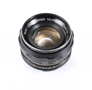 55MM 55/1.8 PETRI C.C AUTO BAYONET MOUNT (HAZE, DUST), STICKY BLADES/204089 - Picture 1 of 2