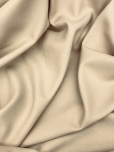 Taupe Poly Gabardine Fabric 58" wide, non-stretch by the Yard