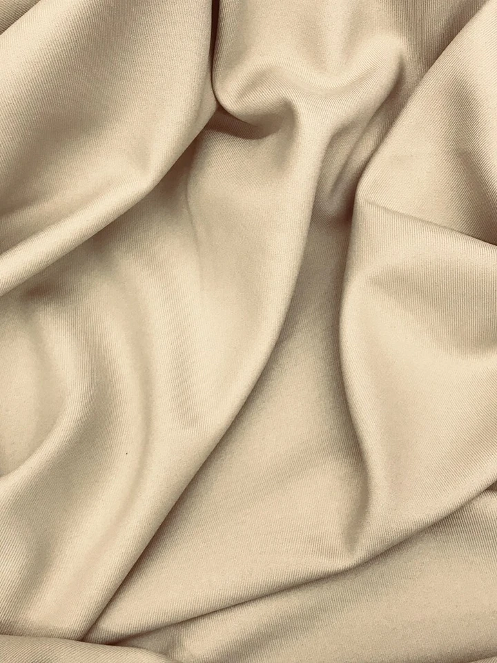 Taupe Poly Gabardine Fabric 58" wide, non-stretch by the Yard - Image 1 of 1