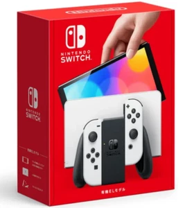 Nintendo Switch - OLED (Sw Oled) Modell mit weißen Joy-Con - Bild 1 von 3