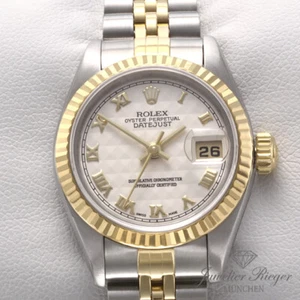 Rolex Lady Datejust Edelstahl Gelbgold 750 Automatik Gold Stahl Damen - Bild 1 von 1