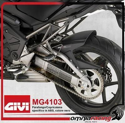 GIVI MG4103 - Parafango con Paracatena in ABS per Kawasaki Versys 650 2010 10> - Immagine 1 di 4