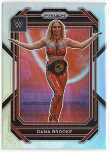 2023 WWE Panini Prizm DANA BROOKE Silver Holo #153 RAW Wrestling Card - Foto 1 di 2