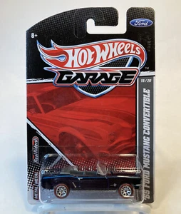 Hot Wheels Garage '65 Ford Mustang Convertible #15 of 20 Real Riders MOC 2010 - Picture 1 of 4