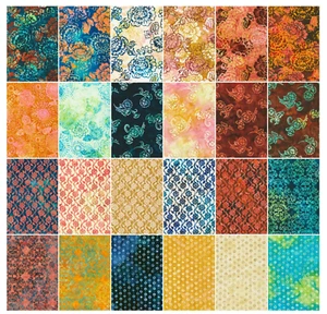 Hermosa Batik Fabric Jelly Rolls - Picture 1 of 2