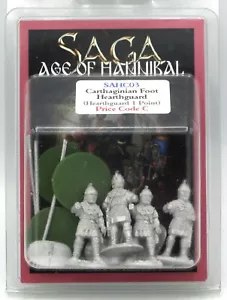 SAGA SAHC03 Carthaginian Foot Hearthguard (Age of Hannibal) Infantry Warriors  - Picture 1 of 2