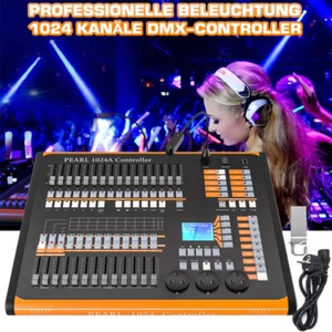 1024 Kanäle DMX512 Controller-Konsole für Halloween Bar Party Bühnenbeleuchtung - Bild 1 von 12