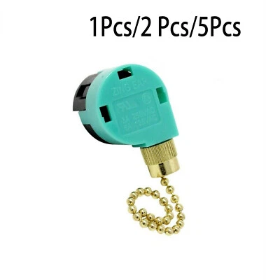 SUPER For ZING EAR ZE-268S6 Pull Chain Switch 4Wire 3 Speed Ceiling Fan Switch 6A 125V