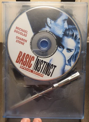 Basic Instinct Special Edition DVD Ice Pick Pen Unrated Director's Cut RARE OOP - Image 1 of 2