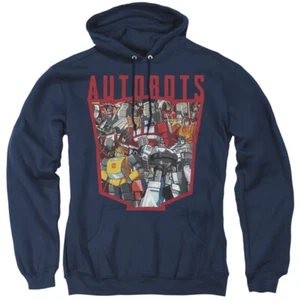 TRANSFORMERS AUTOBOT COLLAGE Hooded and Crewneck Sweatshirt SM-3XL - Picture 1 of 4