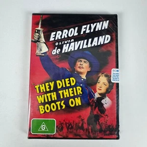 They Died with Their Boots On (DVD 1941) Errol Flynn Olivia De Havilland sealed - Picture 1 of 4