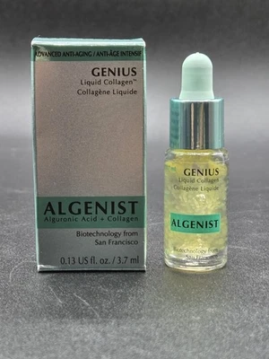 Colágeno líquido Algenist Genius 0,13 oz/3,7 ml tamaño de muestra de viaje - nuevo Foto 1 de 2