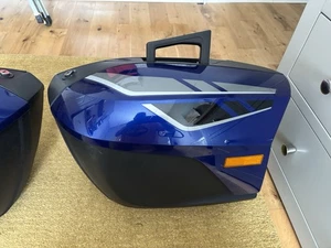 BMW Blue Touring Panniers Pair - R1200RT with Key off a 2014 Sensible offers - Picture 1 of 8