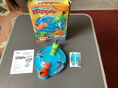 Hasbro Grab And Go Hungry Hippos Travel Game  - Image 1 of 4