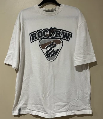 Camiseta Rocawear vintage años 90’s grande 100 % algodón manga corta suave Foto 1 de 4
