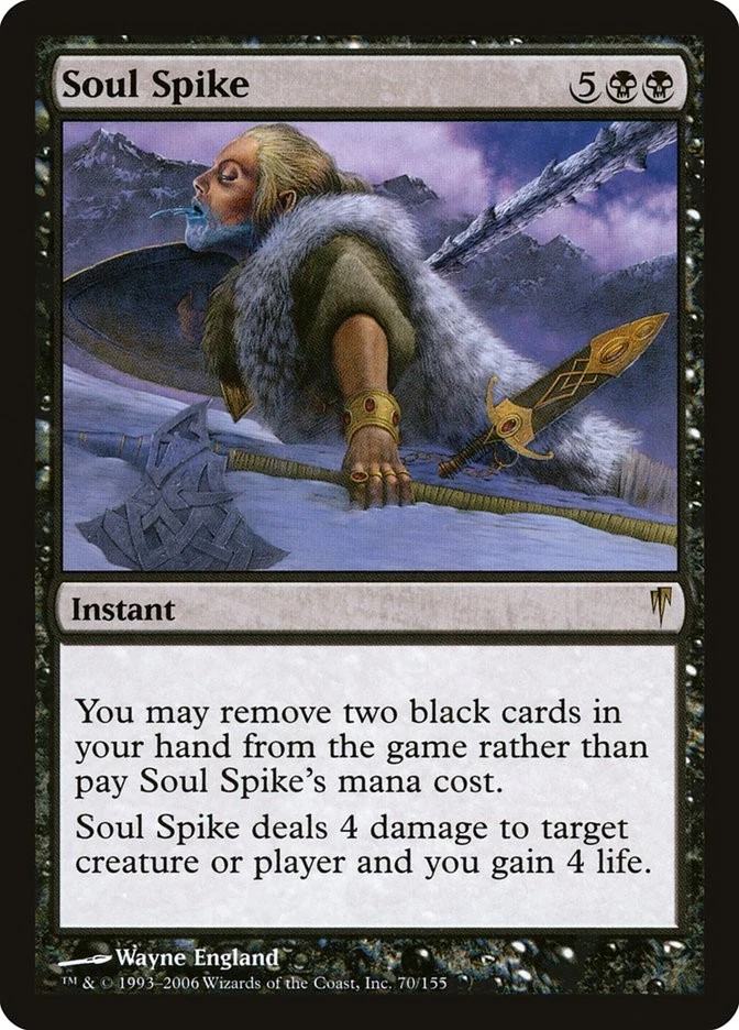 MTG Magic the Gathering Soul Spike (70/155) Coldsnap HP - Image 1 of 1