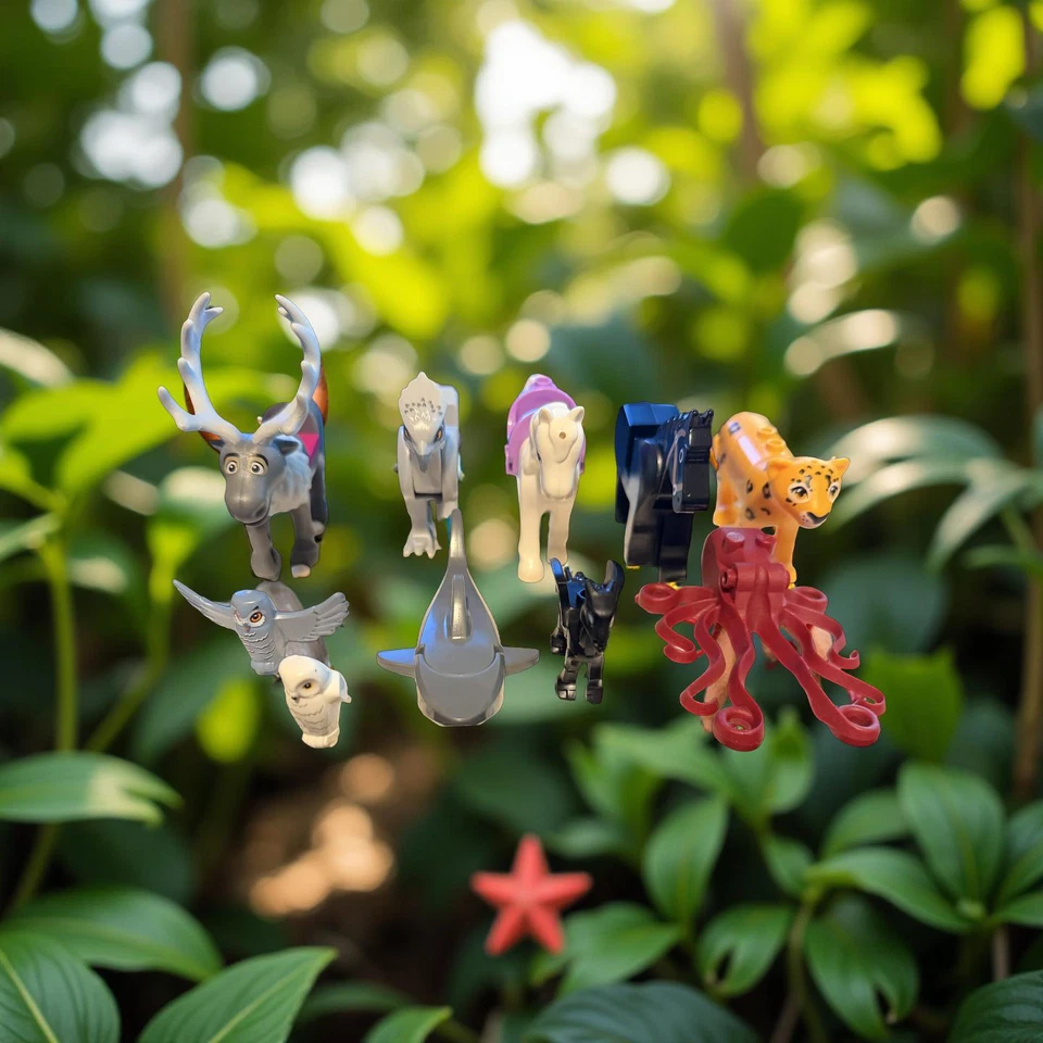 LEGO LOTE DE 10 FIGURAS DE ANIMALES ¡ENVÍO GRATIS! Foto 1 de 1