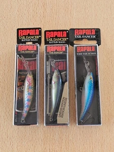 Lot of 3 Rare RAPALA Tail Dancer TD5 ( RT , C , BF ) - Picture 1 of 2